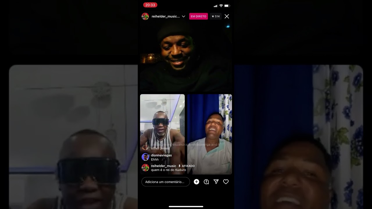 Bifes entre Pai Diesel e Pai Profeta na live do Rei Hélder (22/02/2023)