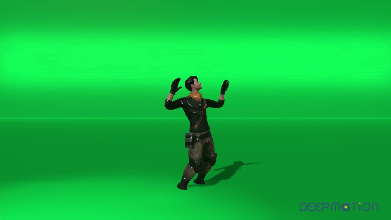 Studio Background Green_Basic Animate 3D #Animate3DYourself​ #DeepMotion​