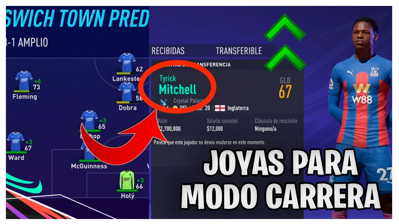 JOYAS PARA 2nda 3era y 4ta DIVISIÓN EN MODO CARRERA FIFA 21