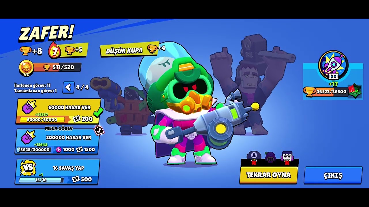 1 VİDEO 3 KOSTÜM+1 KARAKTER | Brawl Stars