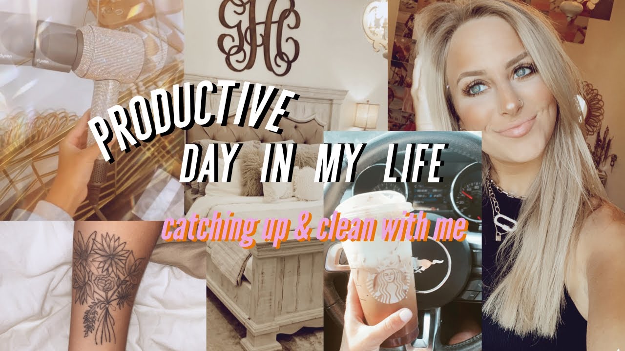 productive day in my life! catching up & getting my life together lol 🤩