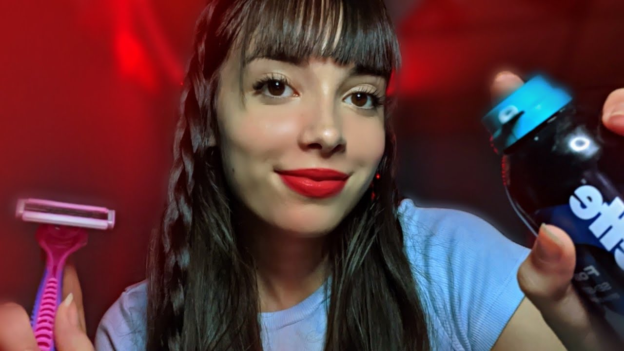 ASMR| TU MEJOR AMIGA TE AFEITA🪒💈💖 (Roleplay)