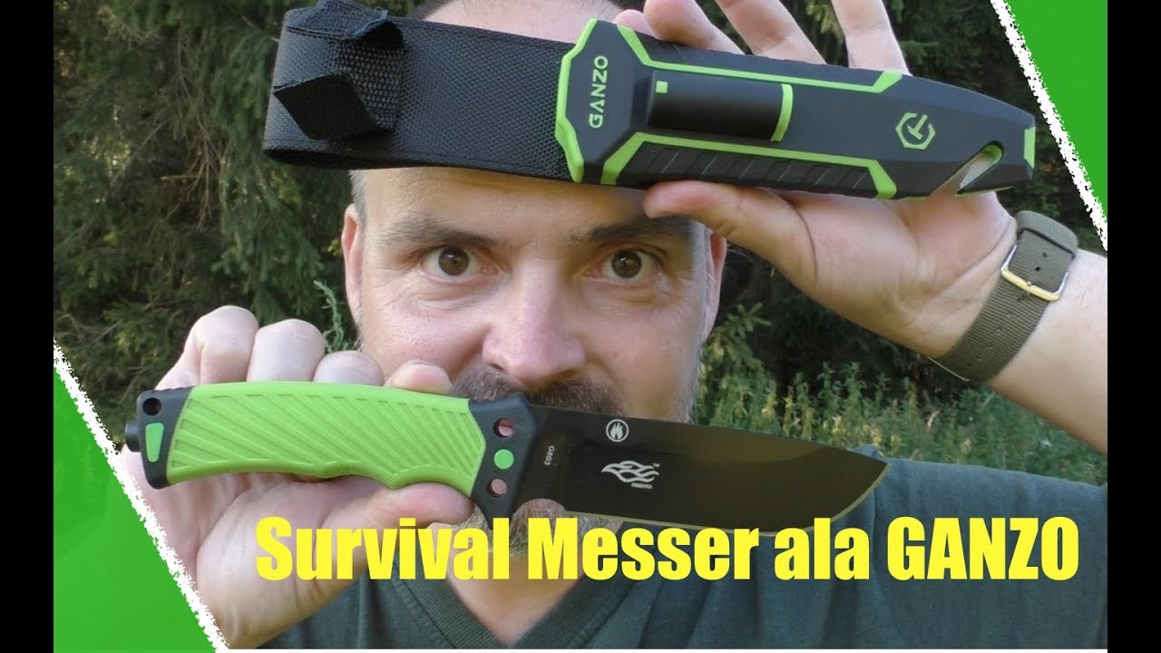 Survival Messer: Das Bessere Bear Grylls Messer von GANZO :-)
