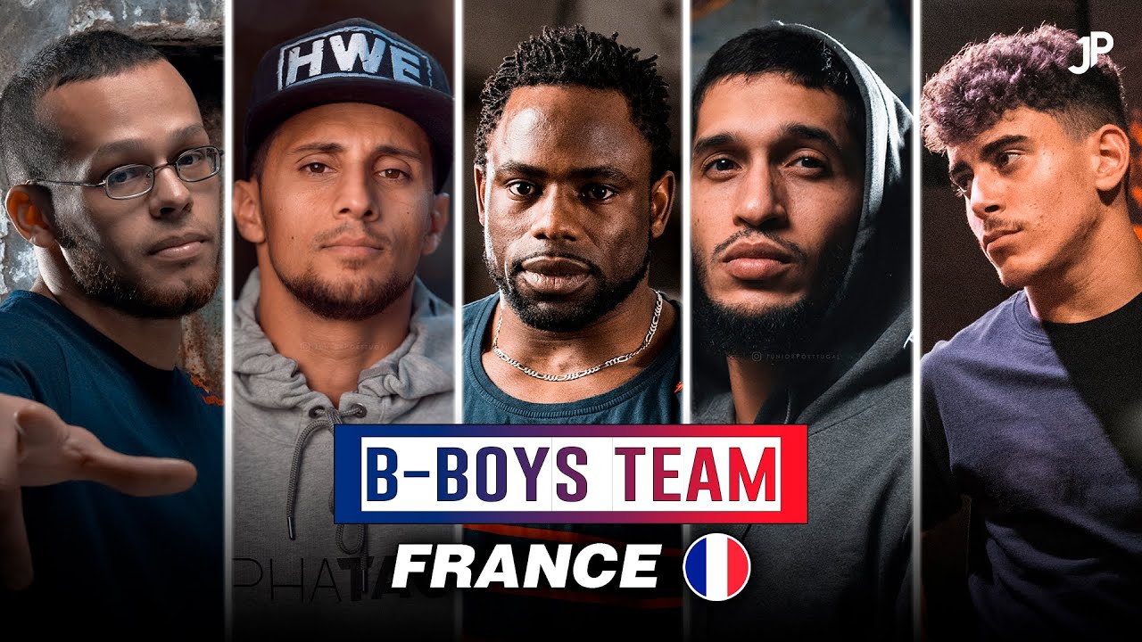 Team B-Boys France 🇫🇷 Mounir, Lilou, Khalil, Pac Pac, Junior, Brahim & Lil Kev