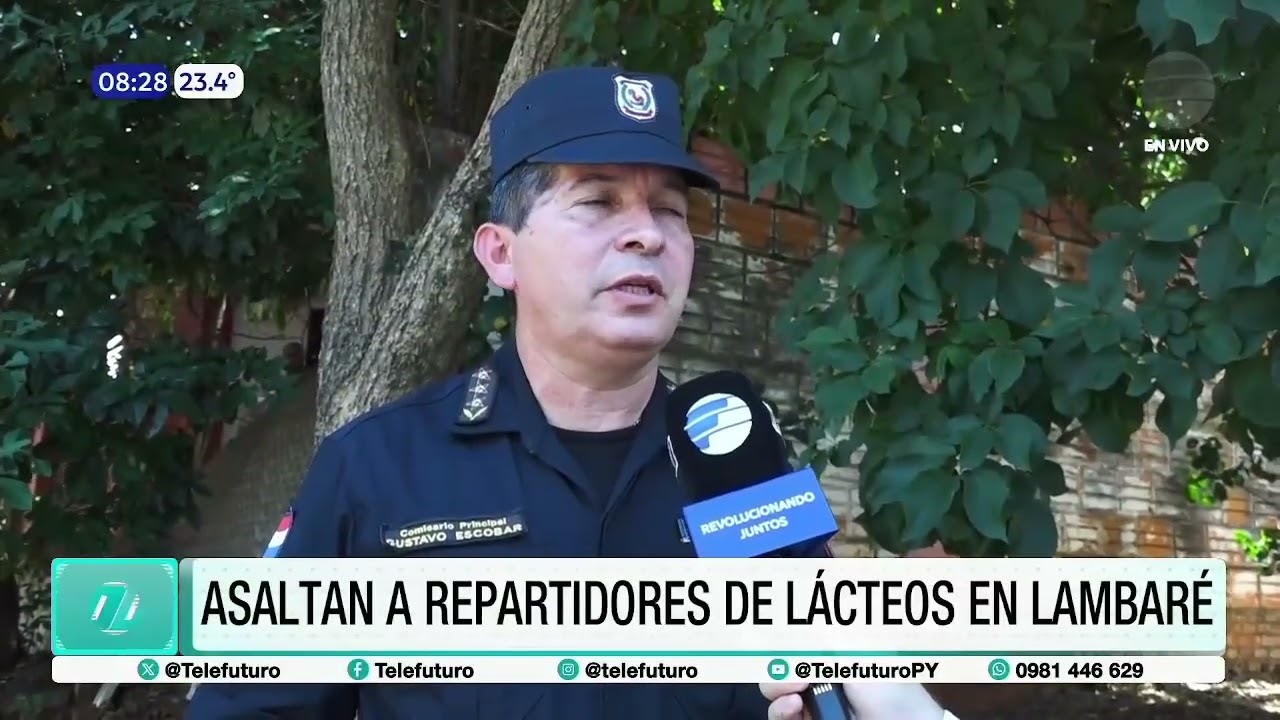 Asaltan a repartidores de lácteos, en Lambaré