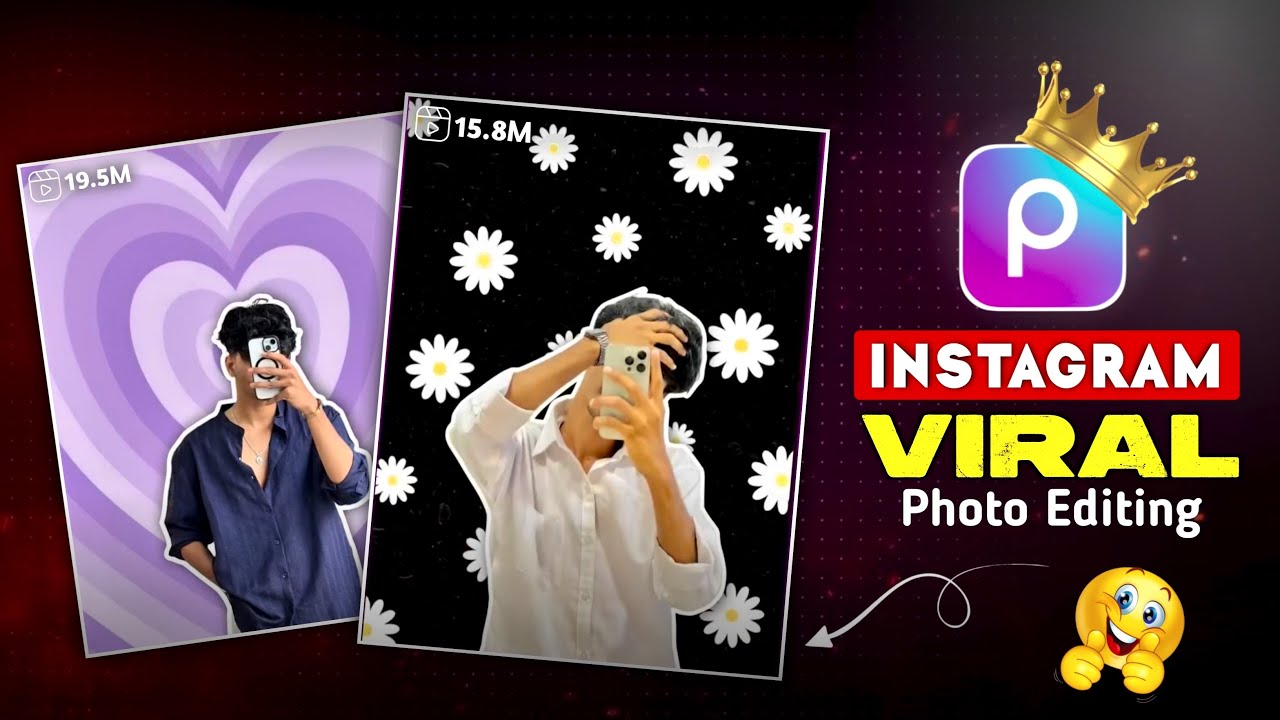 Instagram Trending Aesthetic Photo Editing Tutorial | Aesthetic Background Photo Editing Picsart