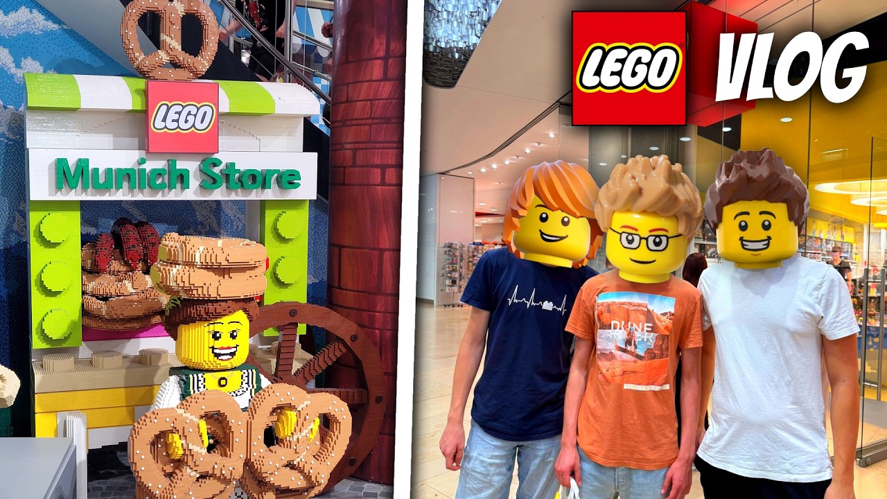 ALLE 3 Lego Stores in München und Lego Polybag Jagd (VLOG)