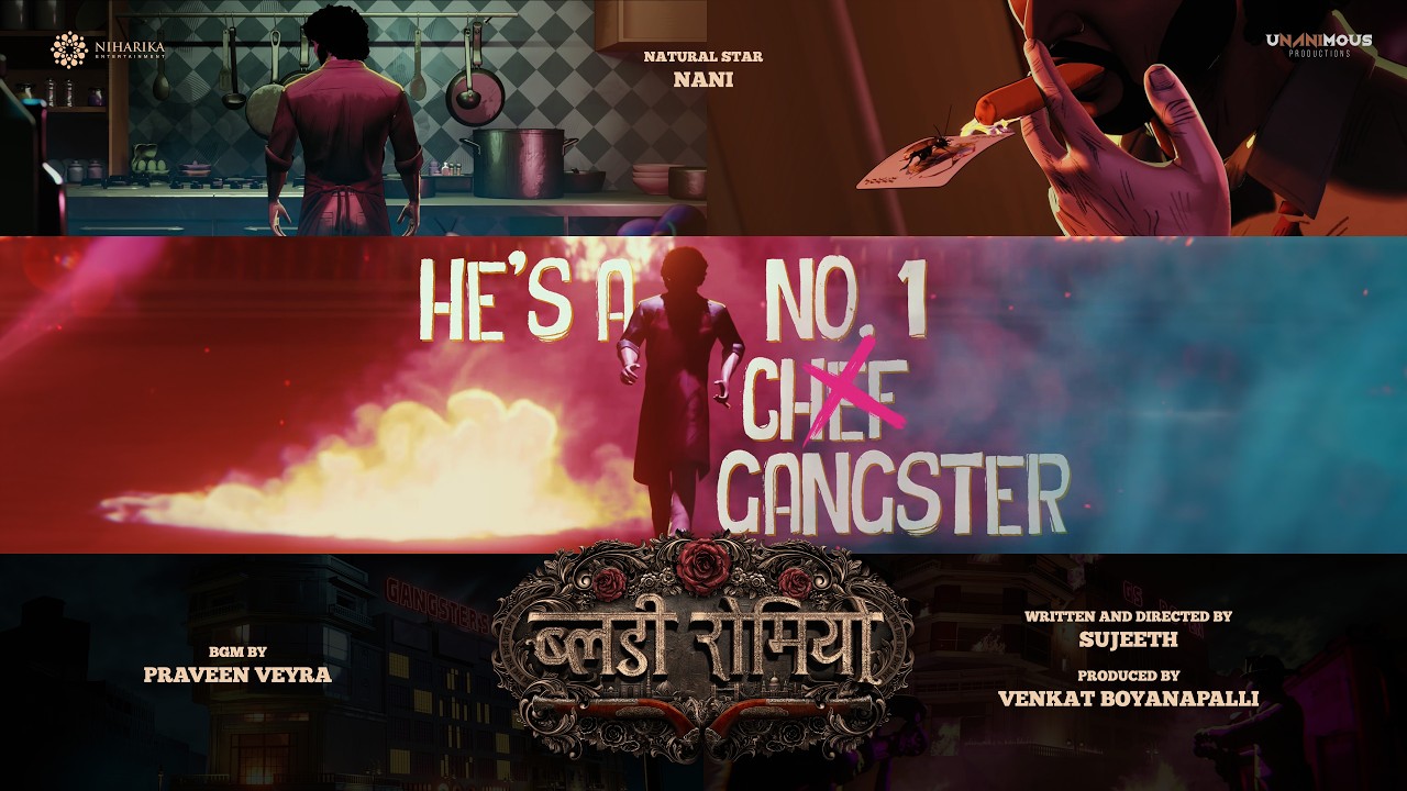 BLOODY ROMEO – Announcement Video (Hindi) | Nani | Sujeeth | Venkat Boyanapalli