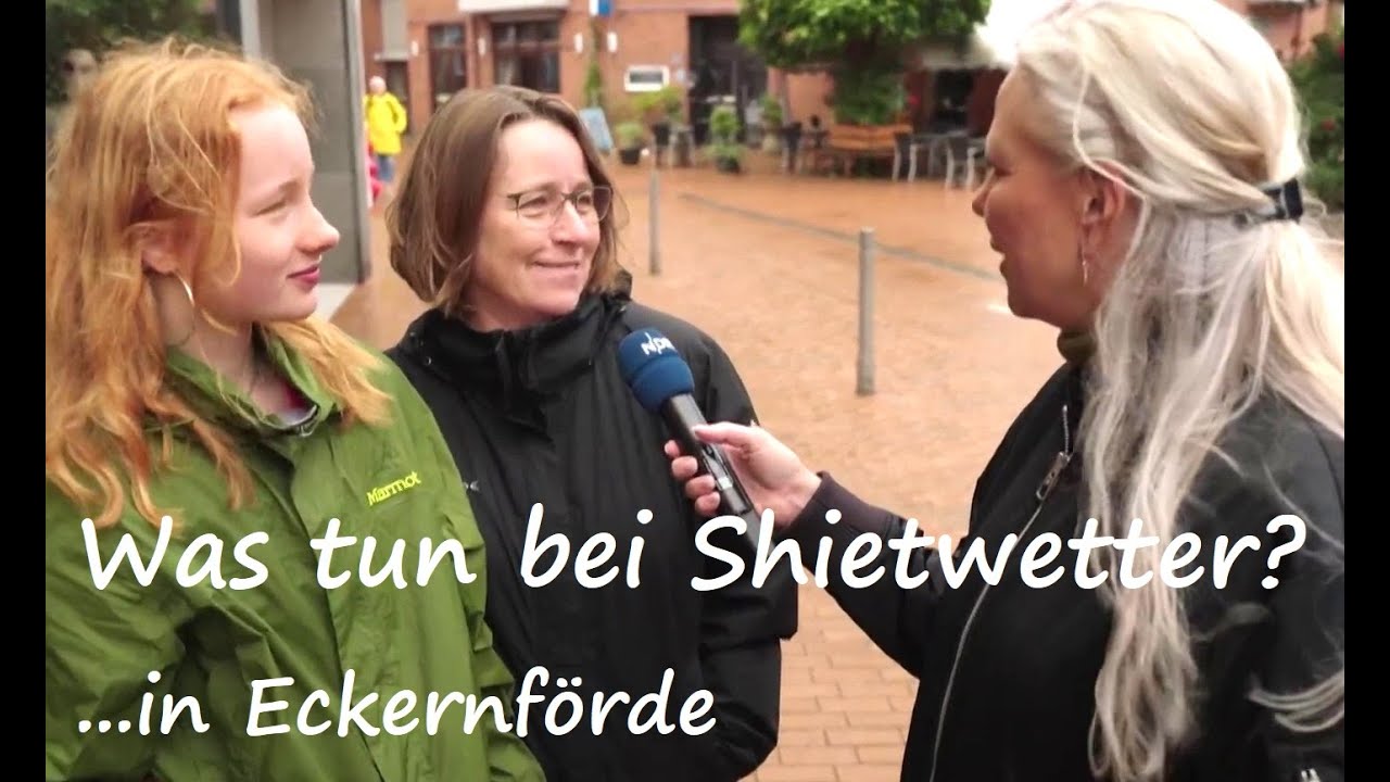 Eckernf&ouml;rde im TV - Was tun bei Schietwetter??? --- Aug. 2025 --- Piratenspektakel --