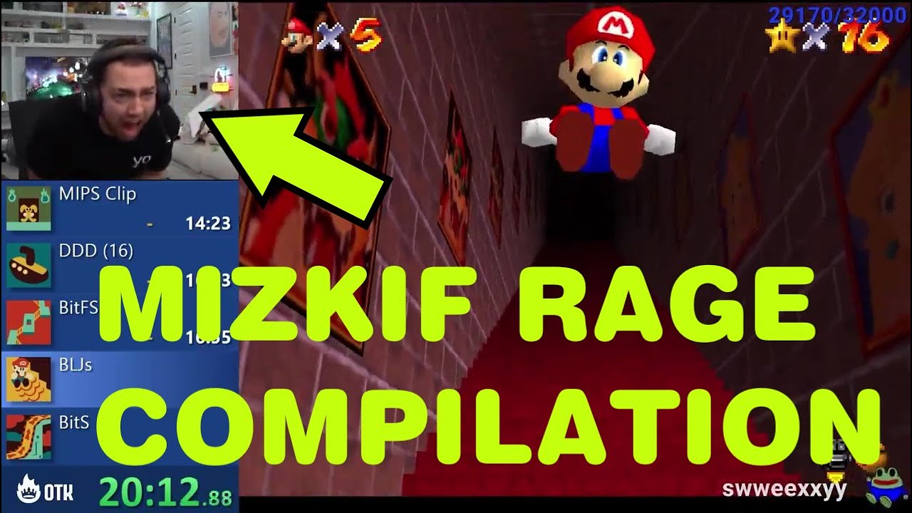 Mizkif Rage Compilation