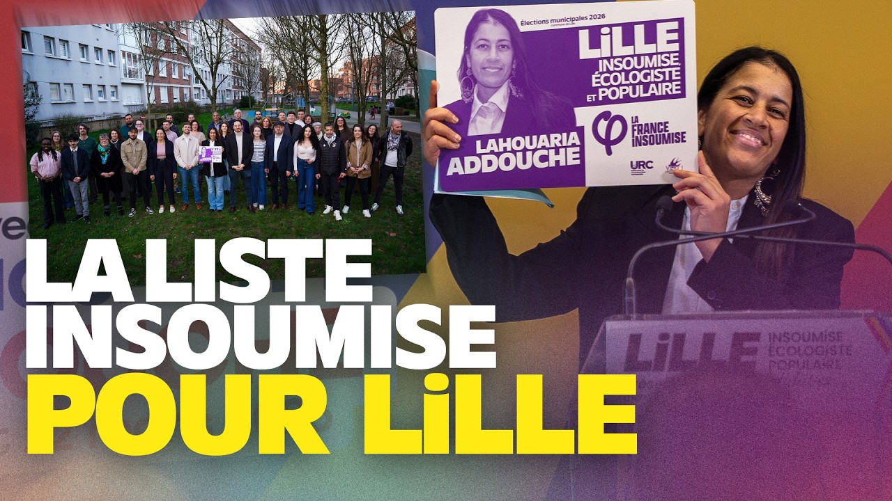 Notre liste pour Lille insoumise, écologiste et populaire