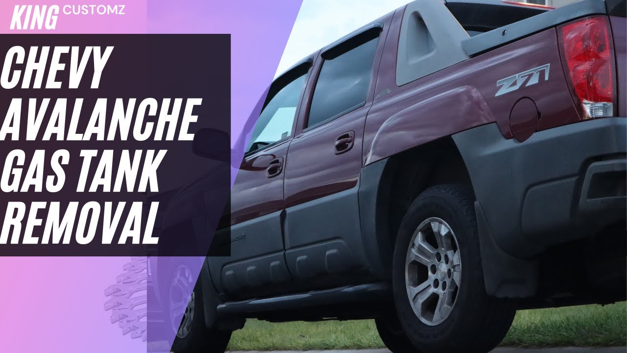 dropping the gas tank on the chevy avalanche