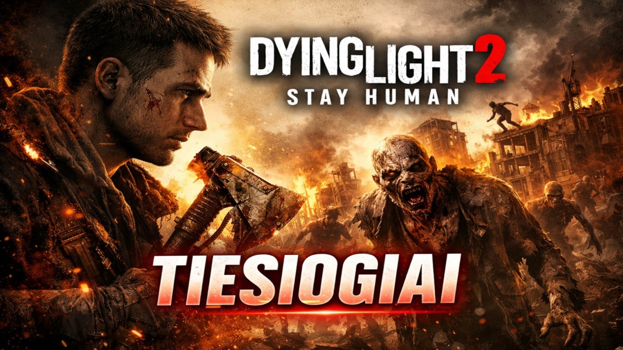 🔴Žaidžiam Dying Light 2 Stay Human TIESIOGIAI (LTU/ENG) #tiesiogiai #lietuviskai #lithuania