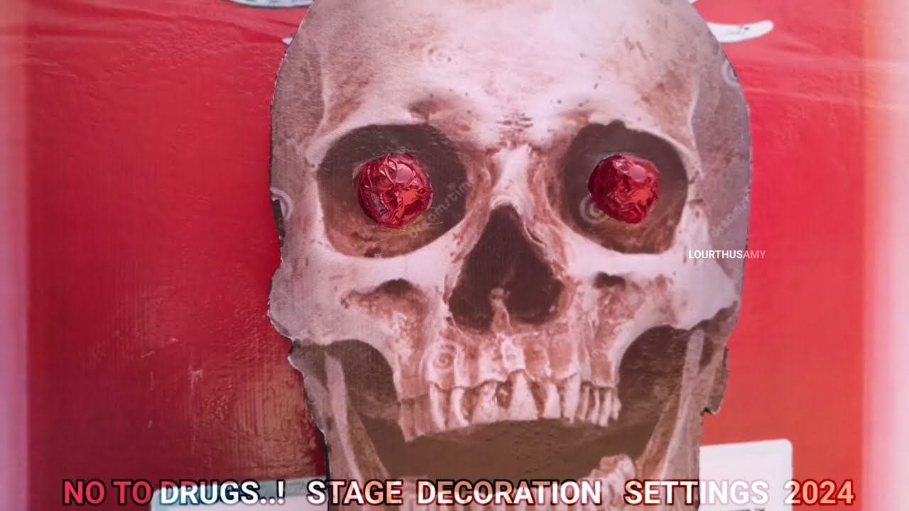 SAY NO TO DRUGS | STAGE | ANNUAL DAY |  DECORATIONS | IDEA | ST.XAVIER'S THOOTHUKUDI | LOURTHUSAMY