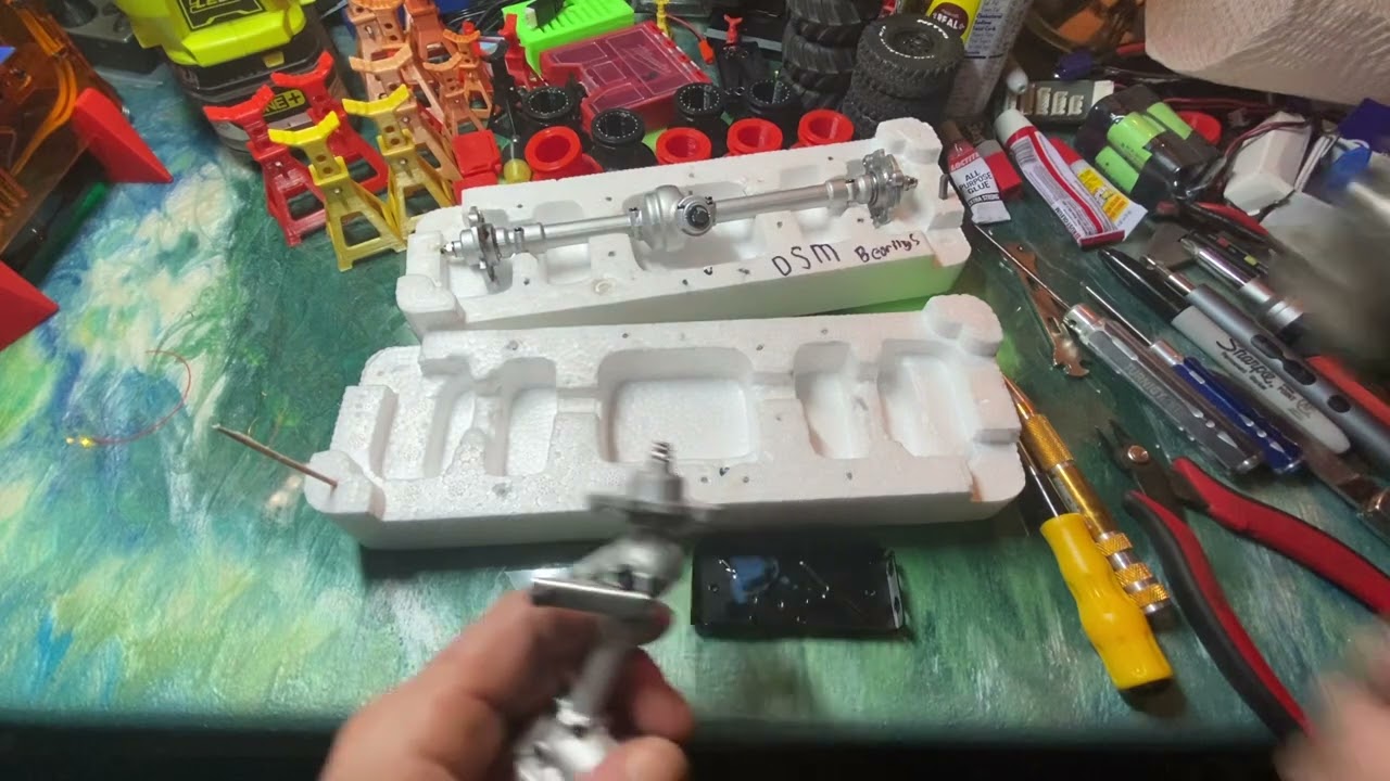 HG p407 TAMIYA bruiser clone kit build All mods Differential assembly final thoughts￼ video 6 Diff