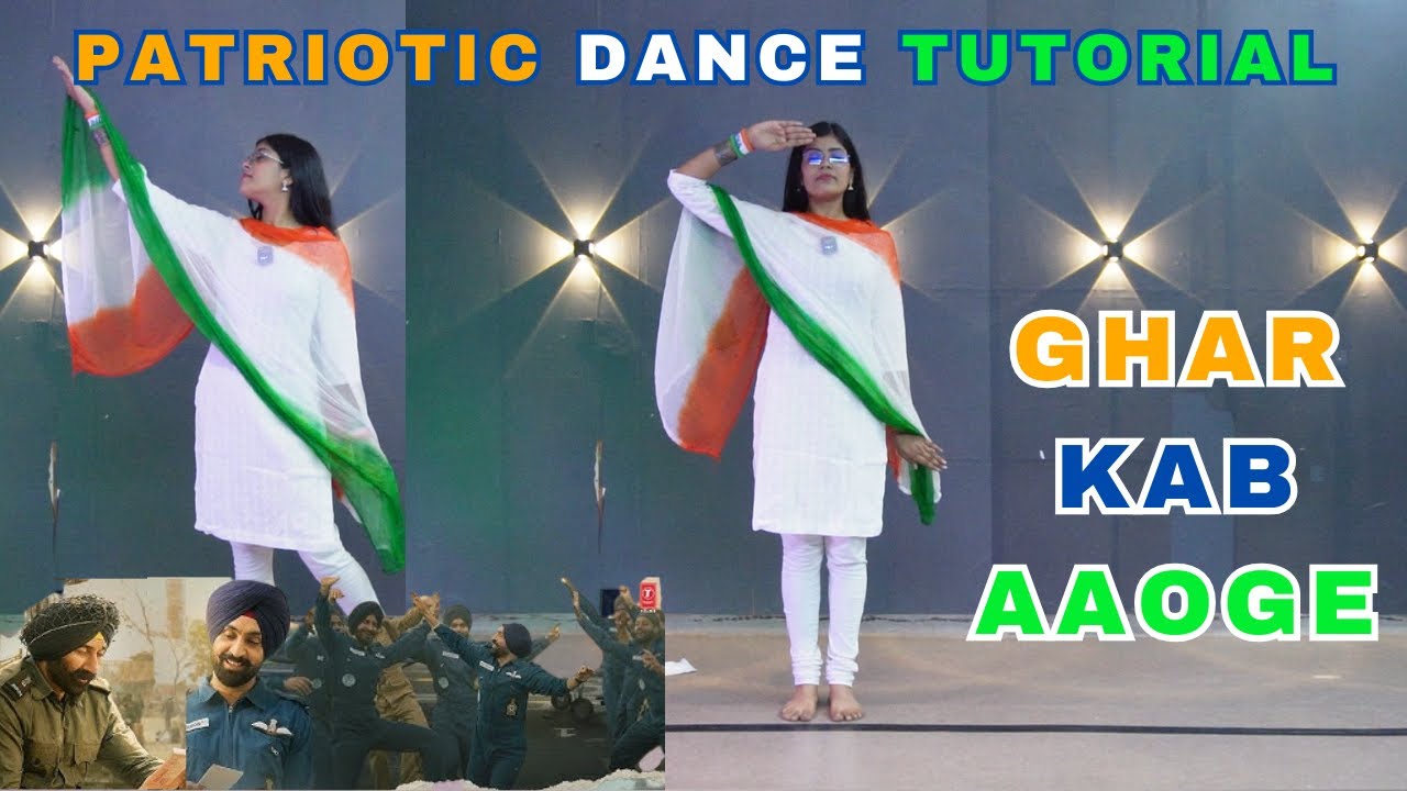 Ghar Kab Aaoge  Patriotic Dance Tutorial | Border 2 Simple Dance Steps | Sizzable School Of Dance
