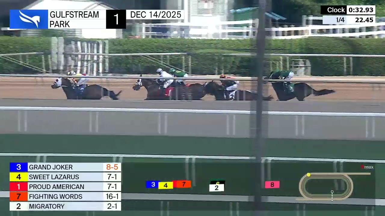 Галфстрим-Парк, 14 декабря 2025 года, гонка 1.