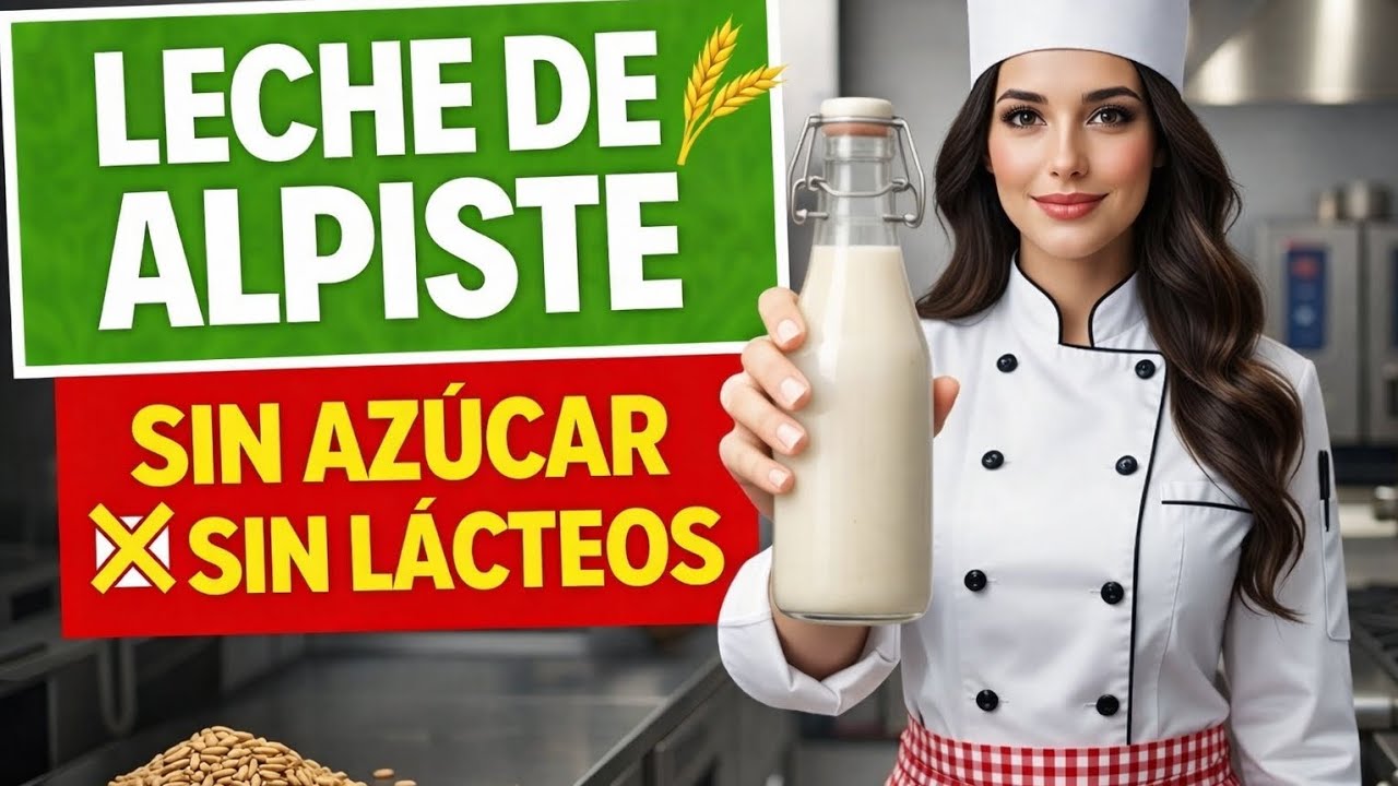 Leche de Alpiste Casera SIN AZÚCAR 🥛 | Ideal para Diabéticos e Intolerantes a la Lactosa