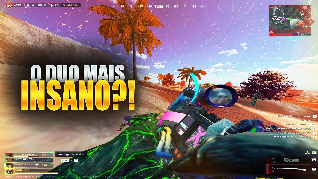 🔥 O MELHOR DUO DO BLOOD STRIKE? 70 KILLS SEM CHANCE! - Blood Strike