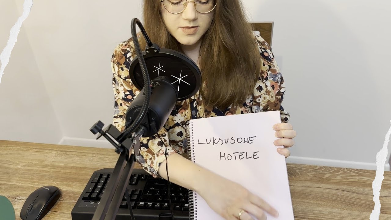 ASMR PL - Biuro podróży - wybieramy wakacje all inclusive. Szepty, pisanie na klawiaturze.