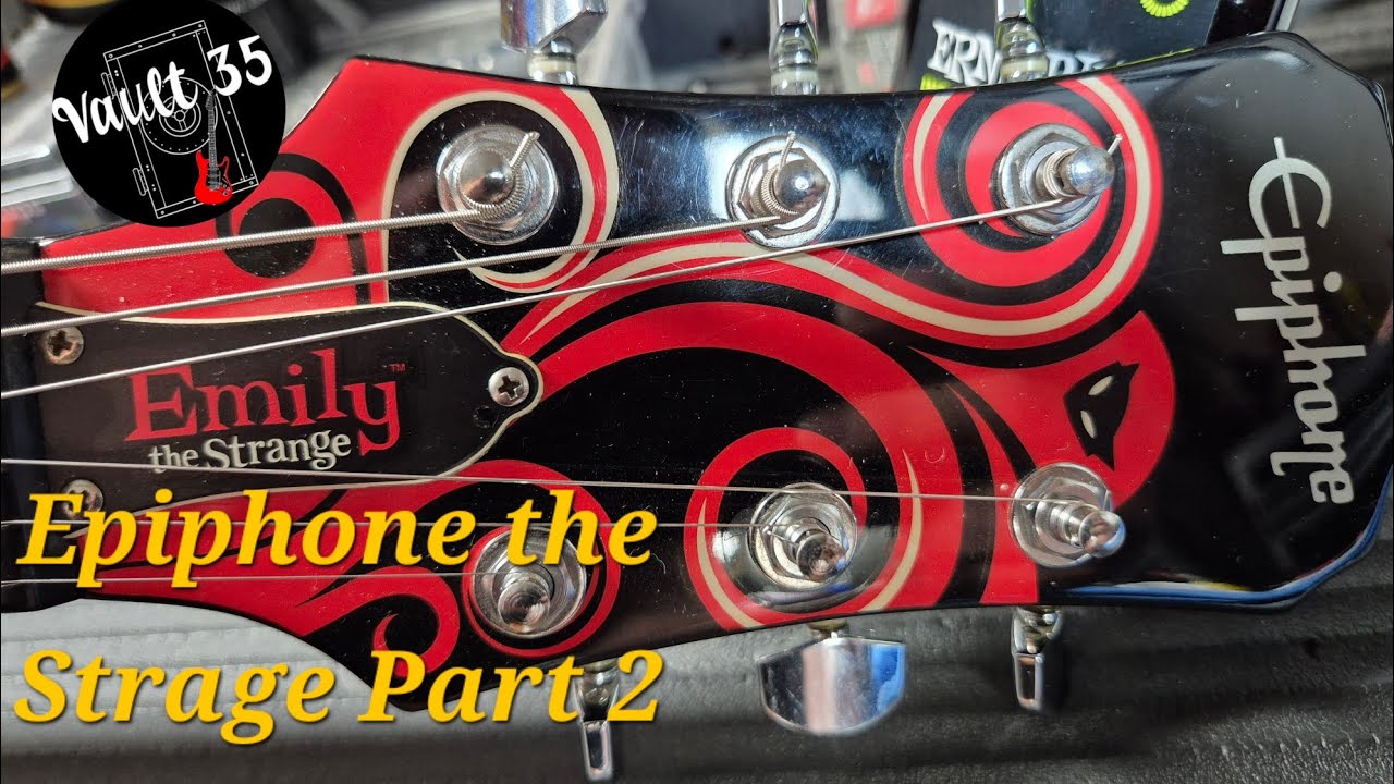 EP66. Strange Epiphone - Epiphone SG Emily Edition part 2. Final setup and repair.