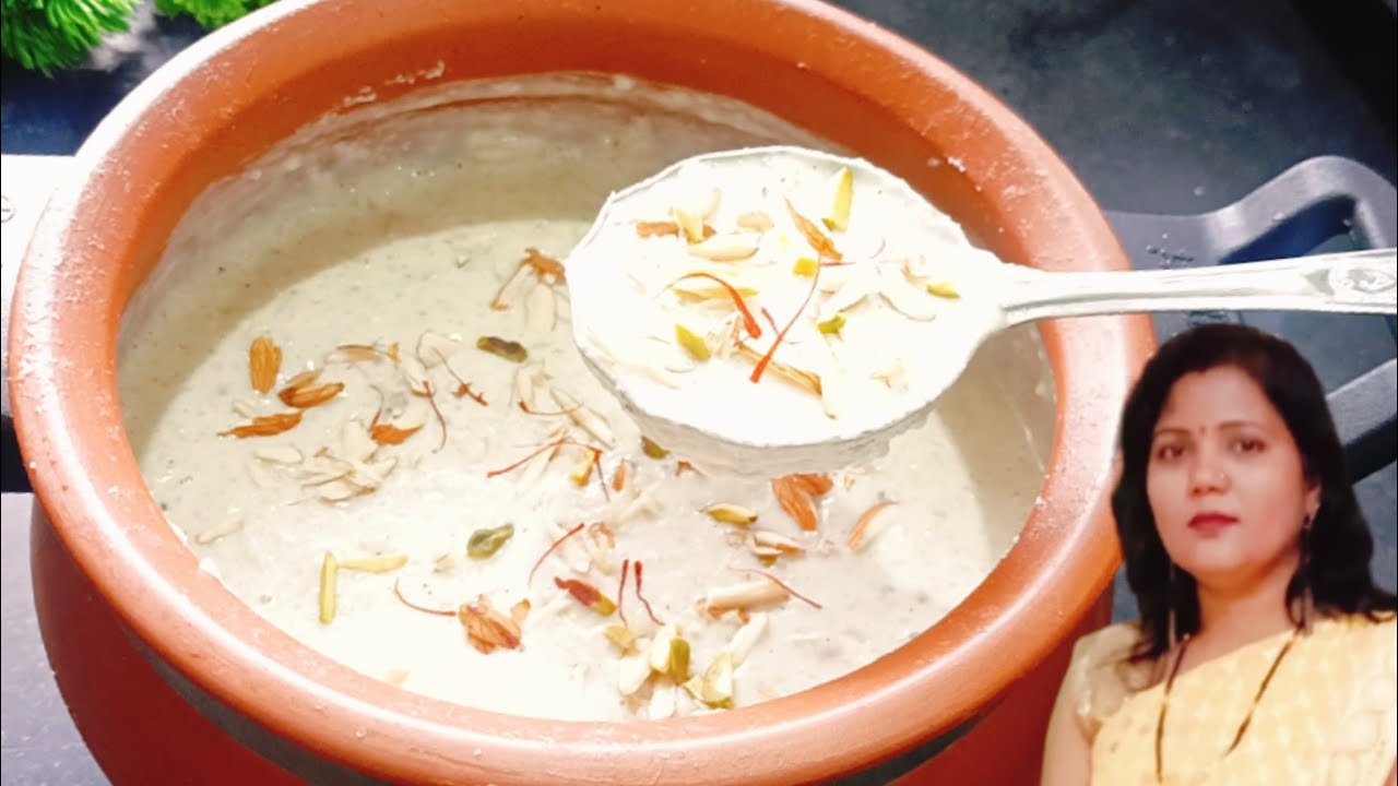 मिट्टी के बर्तन में बिना चीनी  मिश्री बिना चावल भिगोए बिना चावल पिसे|Chawal ki kheer Recipe, 