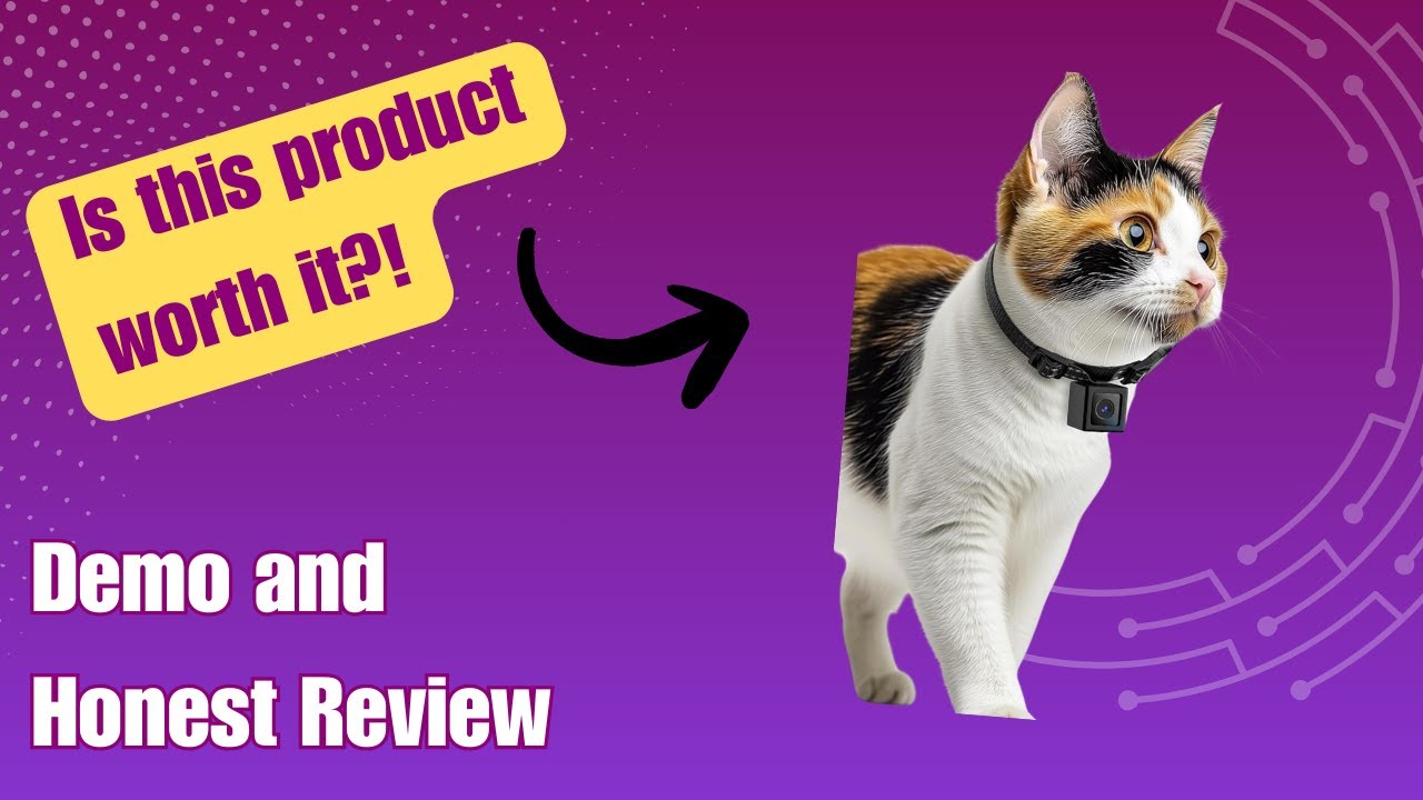 LuminiCam - Is the Cat Camera Collar, 1080P Video Recording Cameras for Pets worth it?