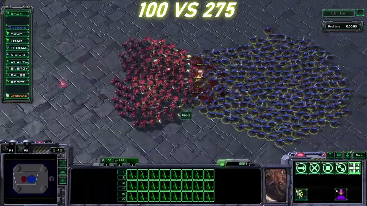 250 MARINES vs 1000 ZERGLINGS! (STARCRAFT 2)