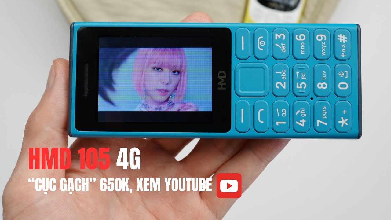 Mở hộp Nokia HMD 105 4G -Phần 1: 
