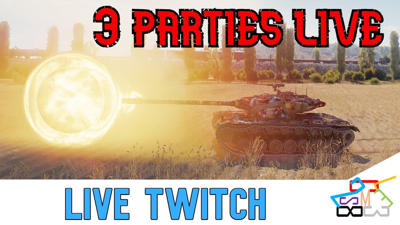 world of tanks fr - T57 heavy - Parties live + face reveal