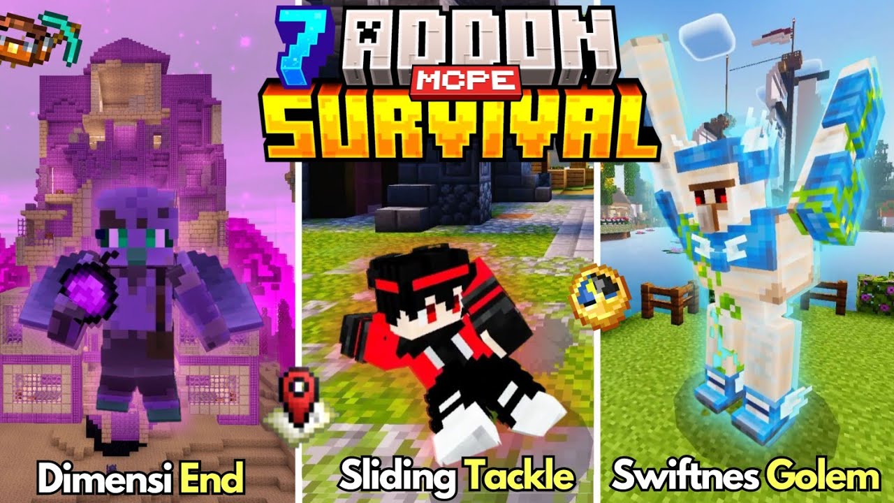7 Addon Terbaik Yang Sangat Cocok Untuk Survival MCPE 1.21+