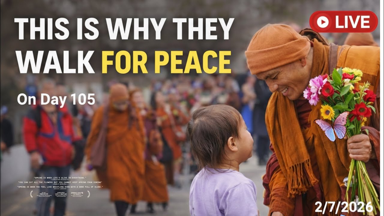 From Thought to Awareness | Monk Walk for Peace #walkforpeace #aloka #peace #buddha #love #road #dc 