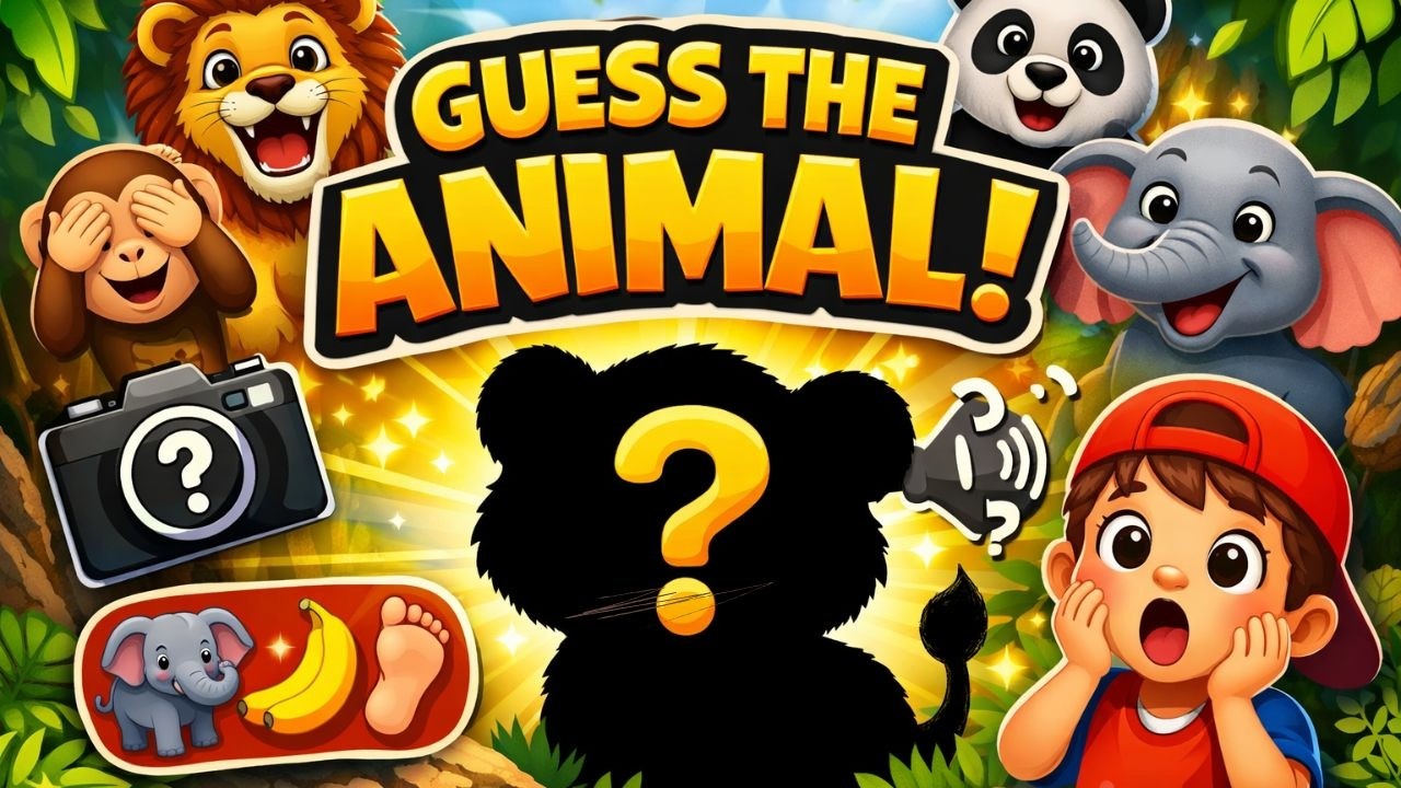 Сможете угадать животное? 🐯 | Детская игра про животных