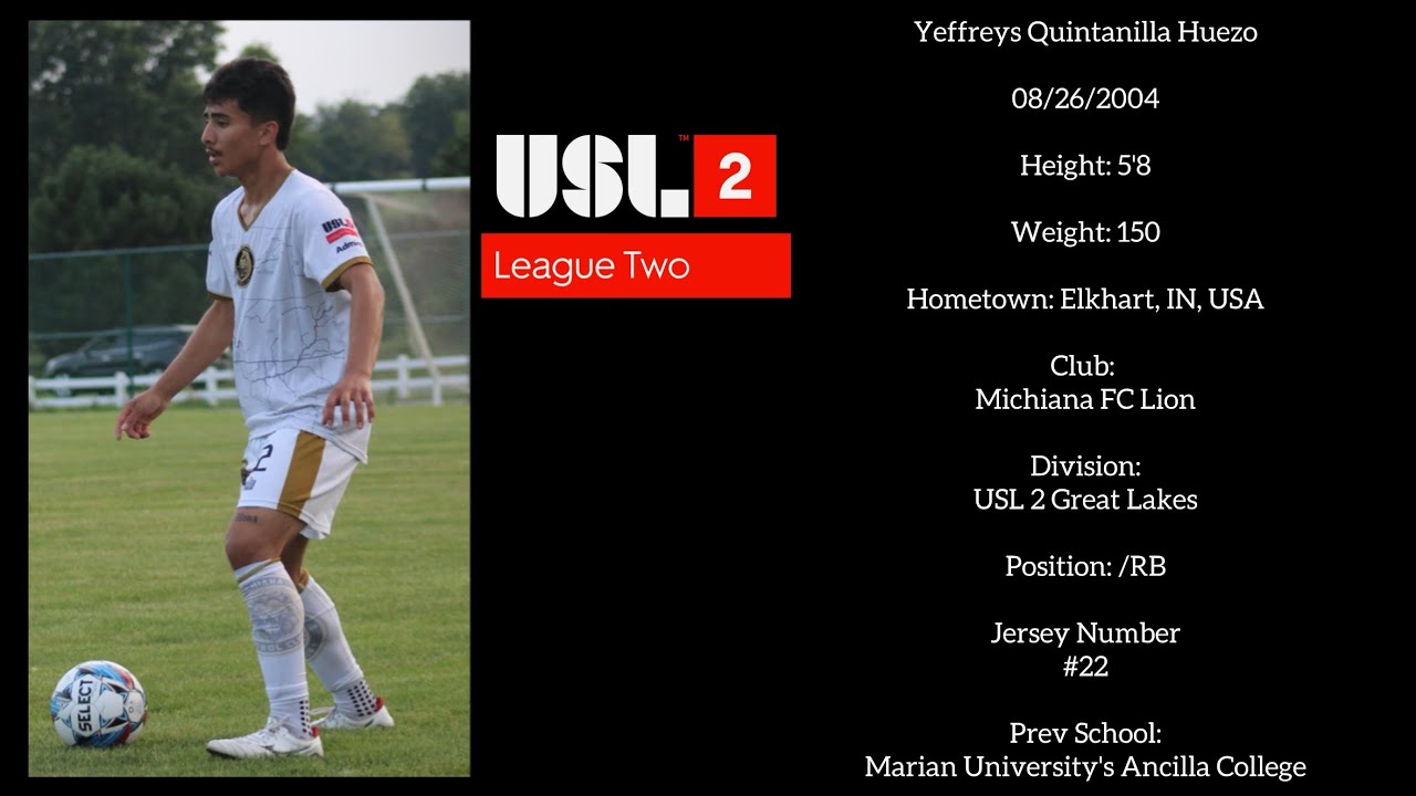 Yeffreys Quintanilla USL 2 semi￼-professional Soccer Highlight 2024 ￼