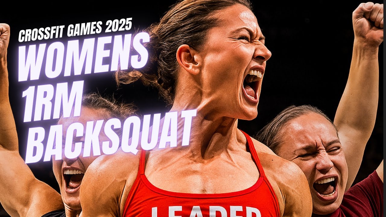 CrossFit Games 2025 Women's 1RM Back Squat