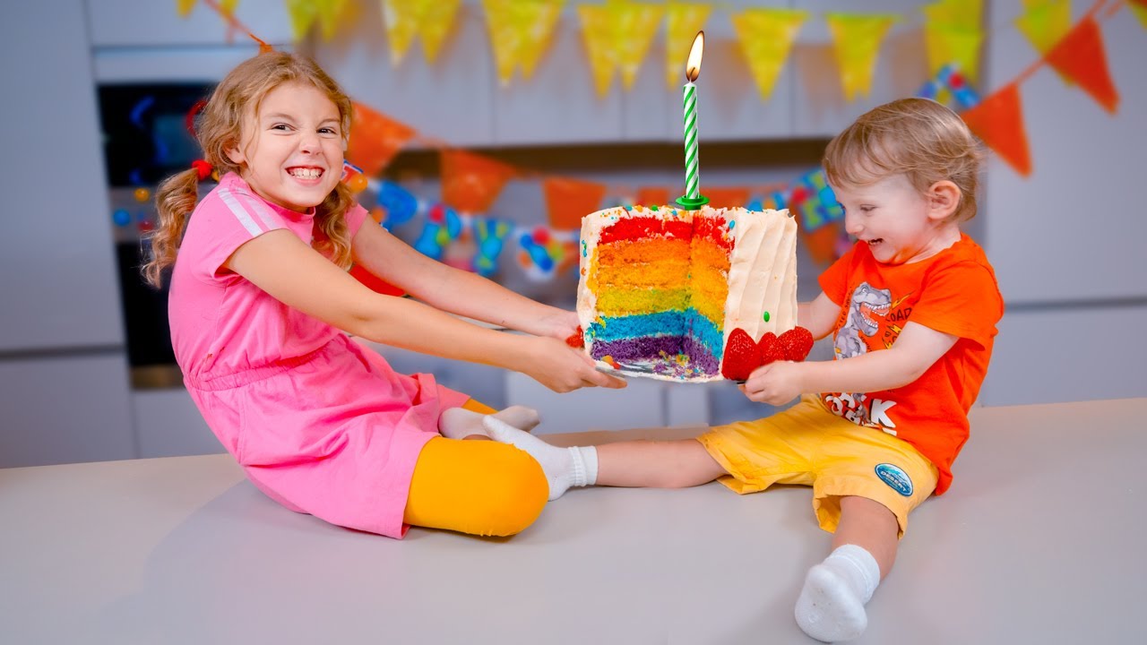 Five Kids Сooking Сolorful Сake + more Children's Songs and Videos