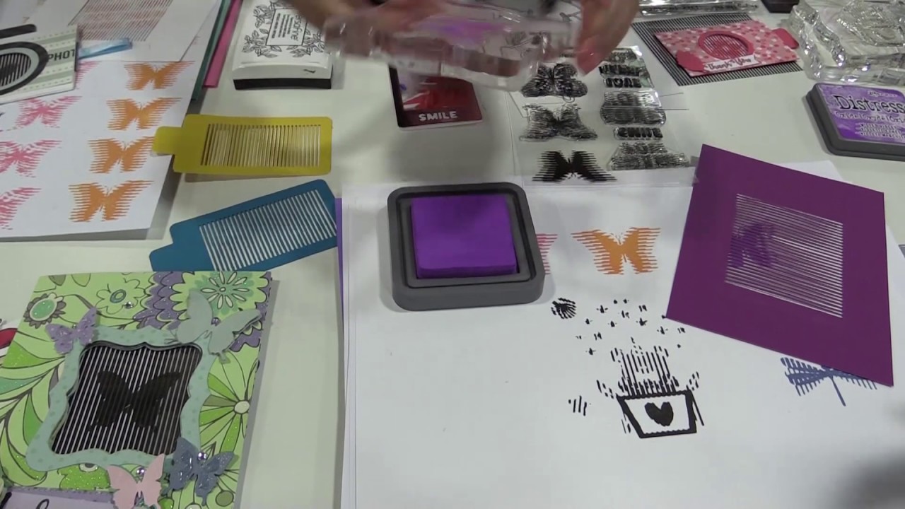 How to Use Animation Clear Stamps by Uchi's Design | Mixed Media Event 2017