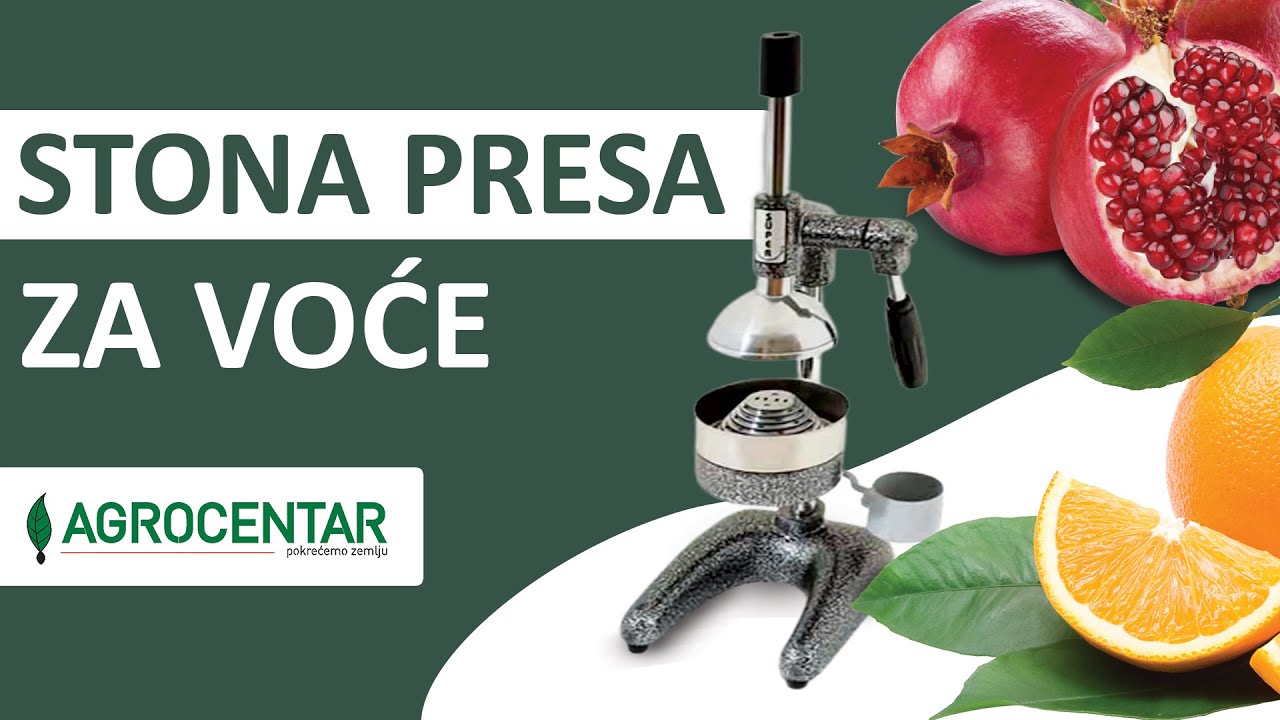 Stona presa za voće ( nar, narandža... ) - Agrocentar