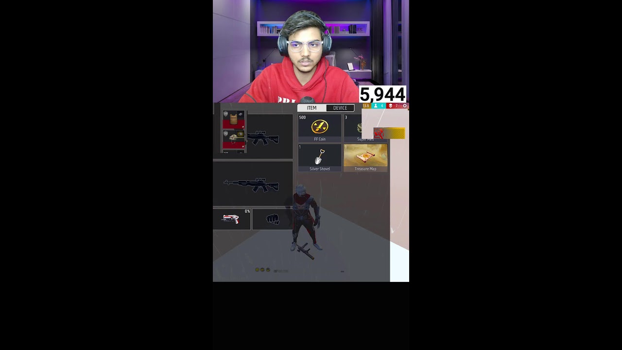 🔴 LIVE | Top 1 Grandmaster Push 🔥 | Free Fire Shorts Live #shorts #shortslive #freefire