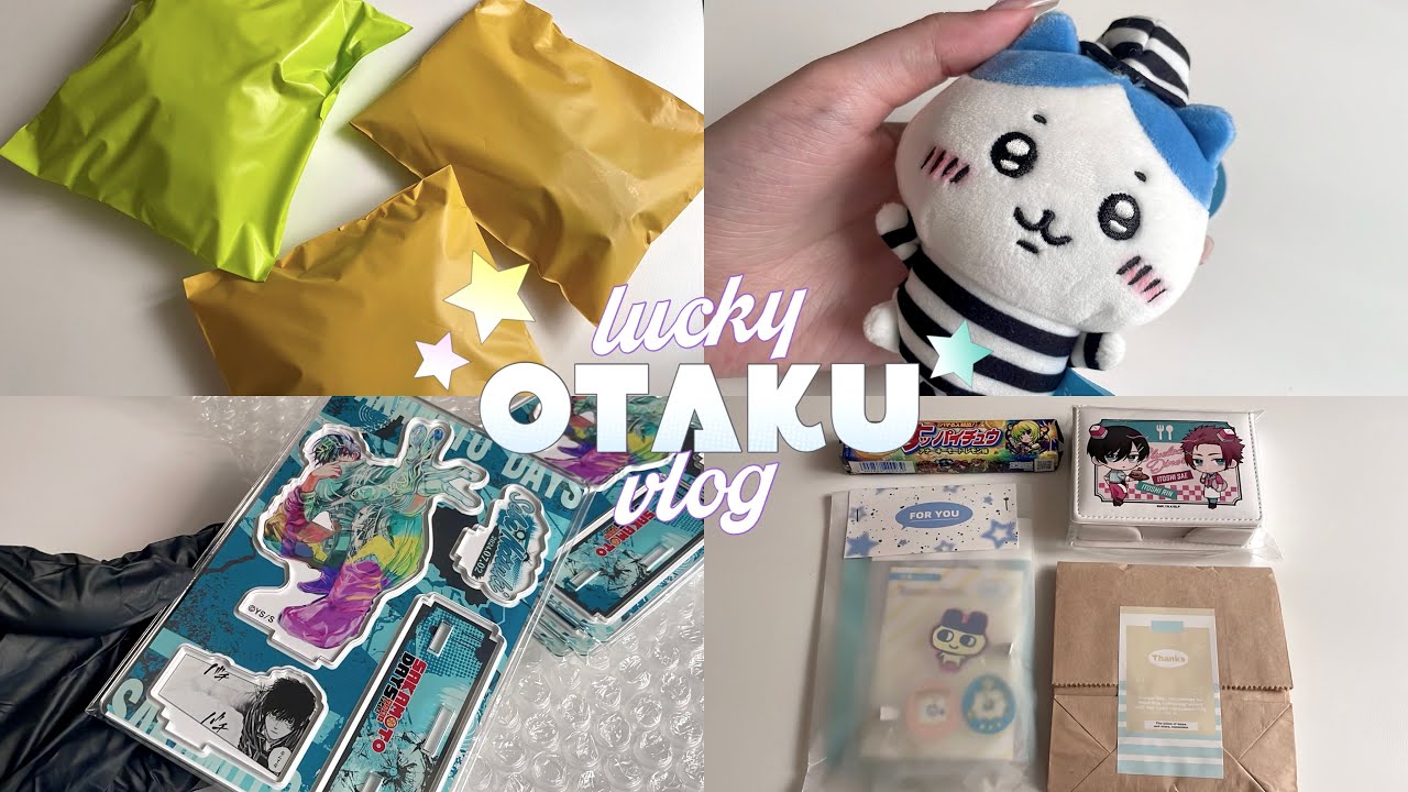 ✮ 나츠키 디오라마 포장하고 택배깡 합니다 🥽 ✮ 오타쿠 브이로그 | 사카데이 • 히로아카 • 치이카와 | 공구주 브이로그 | otaku vlog • anime goods haul
