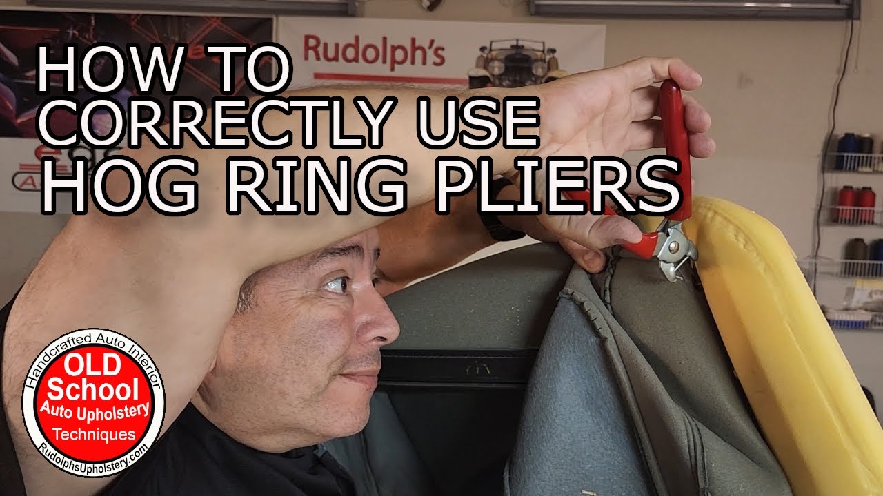 DIY Upholstery: Perfect Seat Cover Installation with Hog Rings