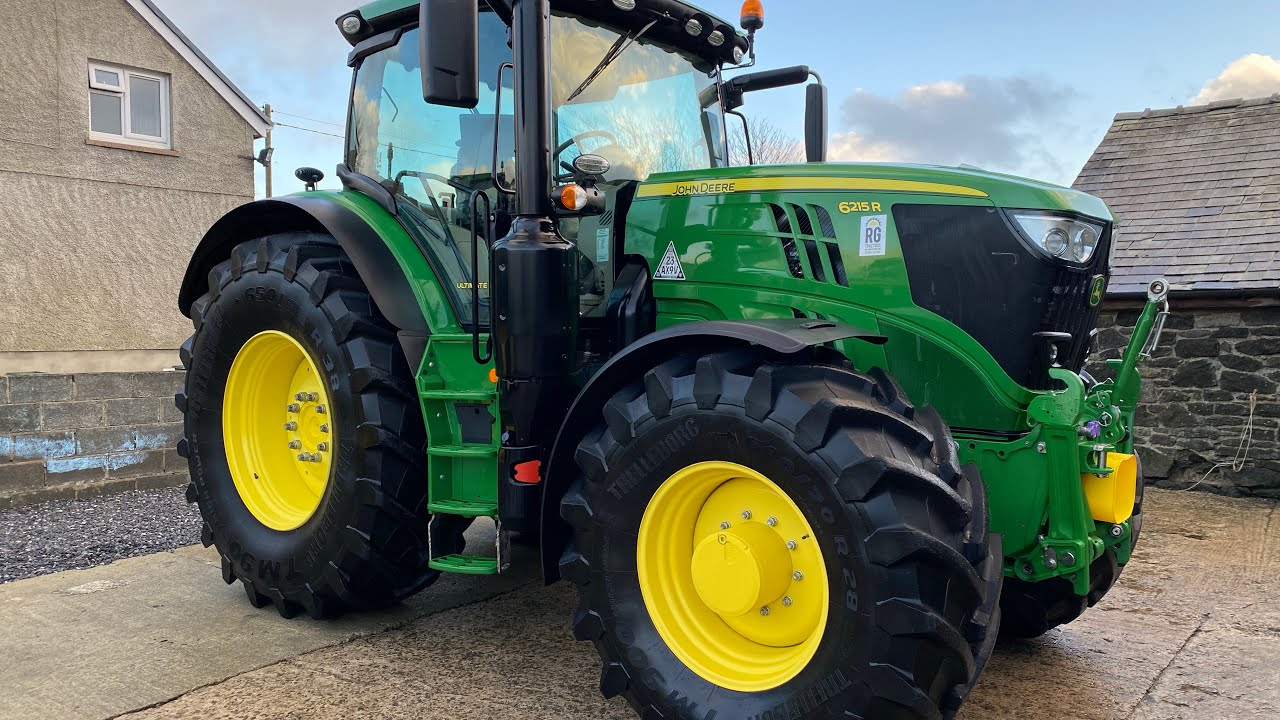 2020 JOHN DEERE 6215R TRACTOR 50K COMMAND PRO