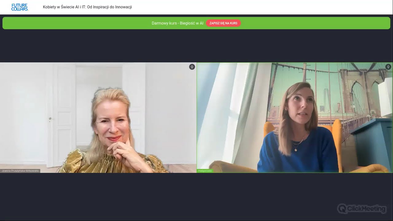 Kobiety w świecie AI i IT - od inspiracji do innowacji. Gość specjalny: Małgorzata Gniech, NVIDIA