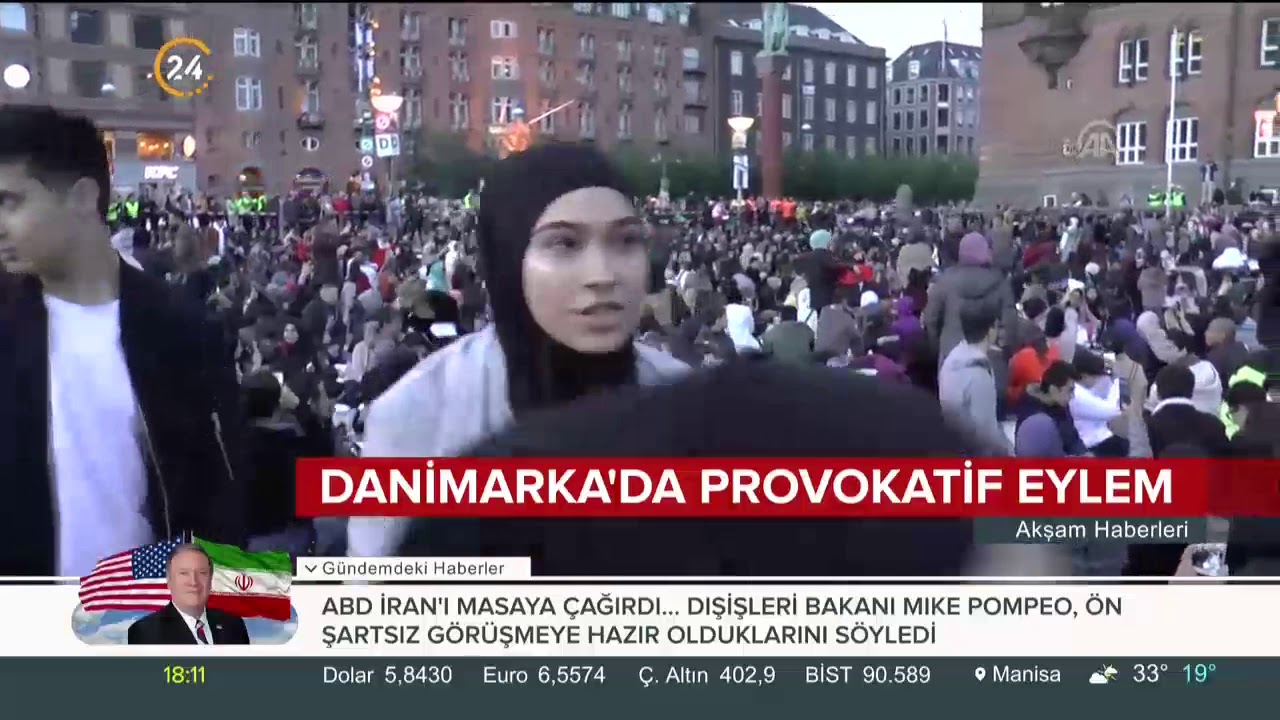 Danimarka'da iftar i&ccedil;in toplanan M&uuml;sl&uuml;manlara provokatif eylem d&uuml;zenlendi