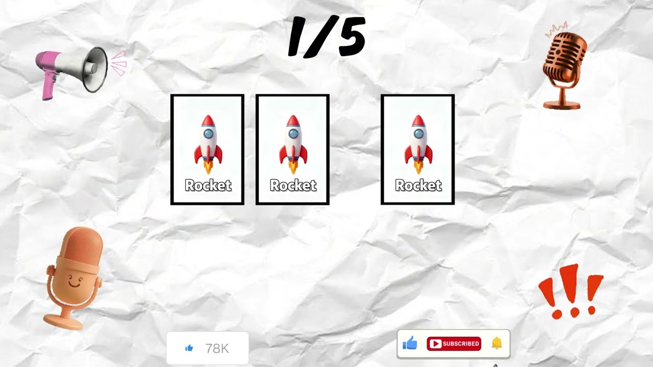 Say The Word On Beat Challenge | Level 1 - 5 | Level Very Easy to Very Hard