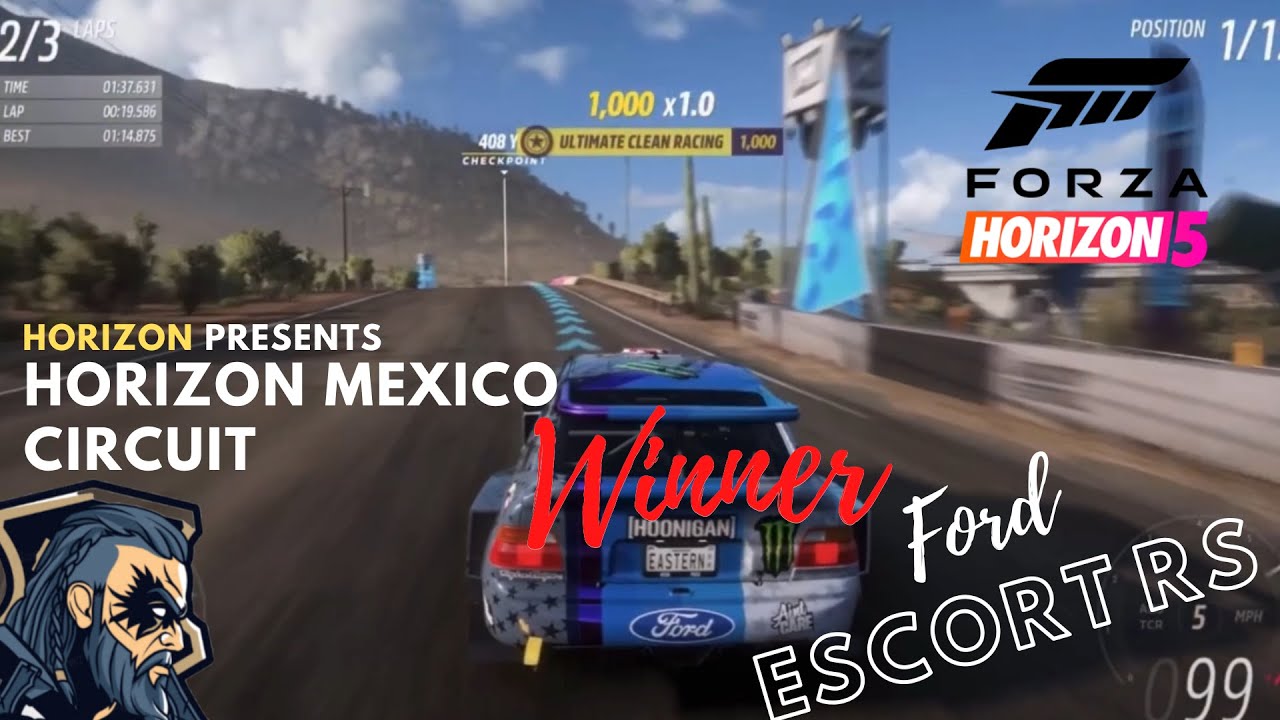 Forza Horizon 5: This 1994 Hoonigan Ford Escort RS Wins Ultimate Clean Race at Mexico Circuit!