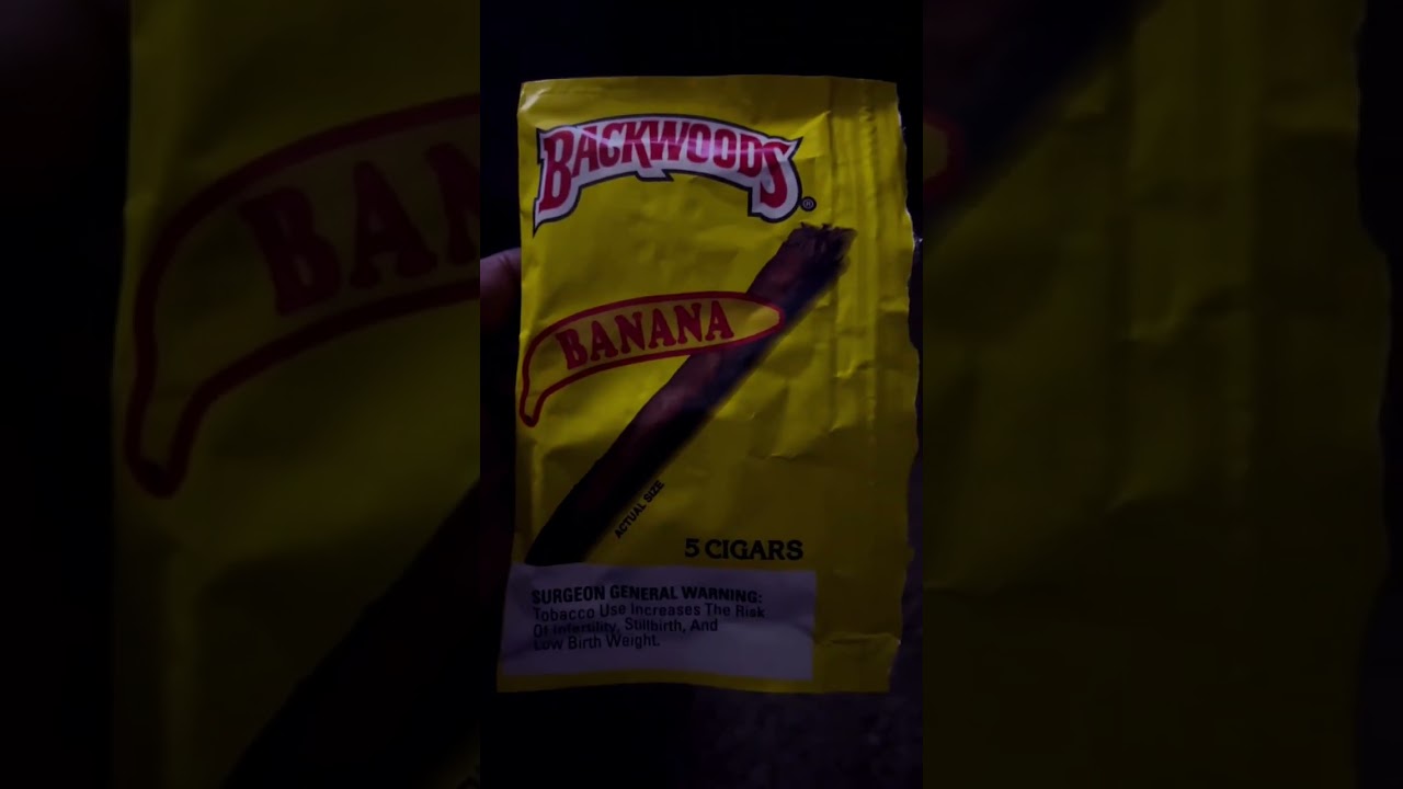 FIRST TIME TRYING BANANA BACKWOODS