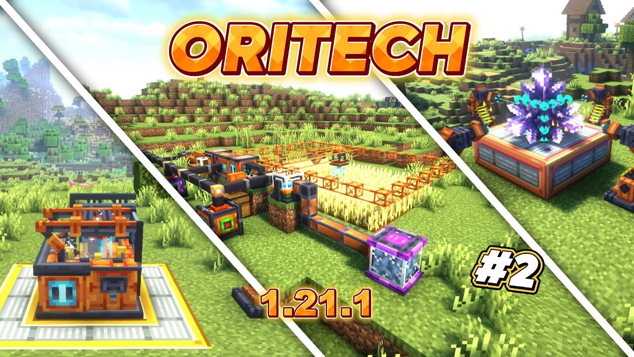 Oritech 1.21.1 (Neoforge, Fabric) #2 | Обзор Мода | Технический Прогресс Творит Чудеса!!!