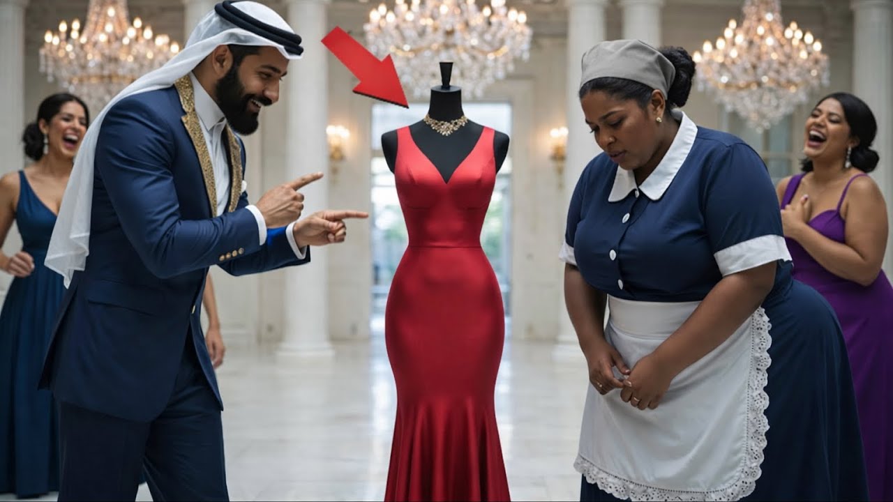 Si te metes en ESTE vestido, me casaré contigo!» — se burló el multimillonario árabe… pero no sabía…