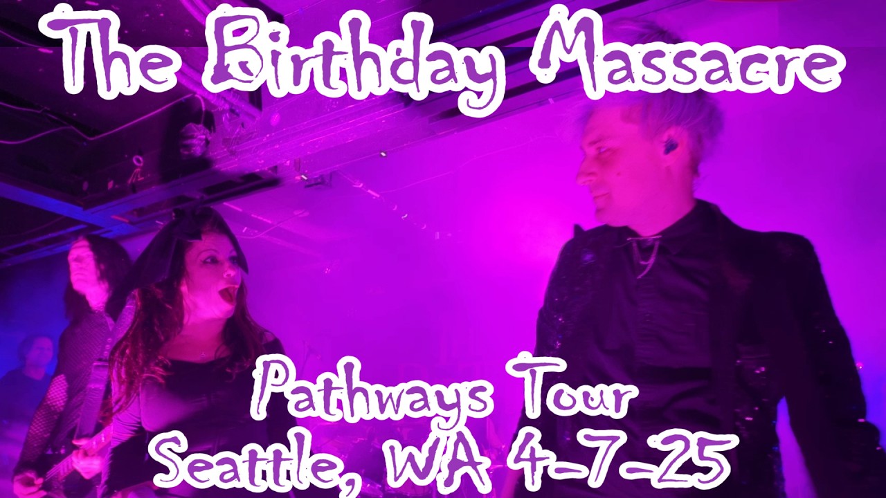 The Birthday Massacre- Concert Video Seattle, WA April 7, 2025 LIVE!